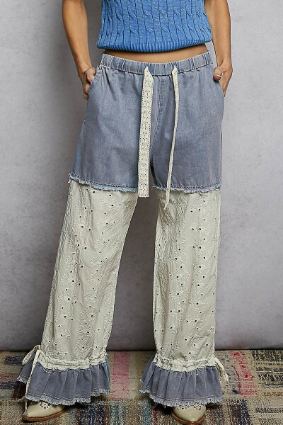 PANTALON ANCHO Natural