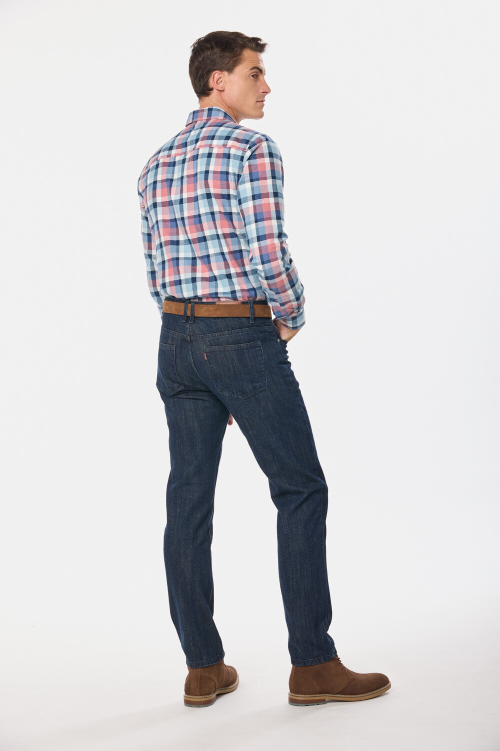 PANTALÓN DE JEAN CLÁSICO Azul oscuro