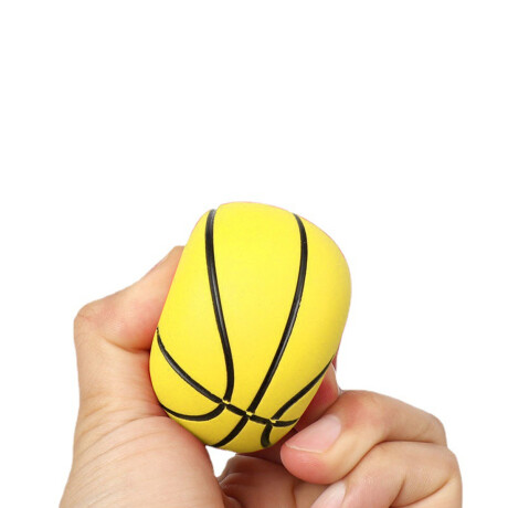 Mini Pelota De Basketball Amarillo
