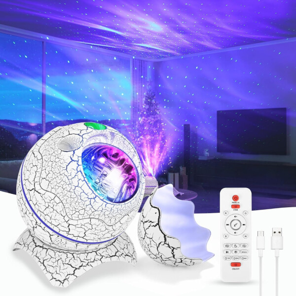 Lampara Proyector Galaxia Estrellas Huevo Nebula Espacial Lampara Proyector Galaxia Estrellas Huevo Nebula Espacial