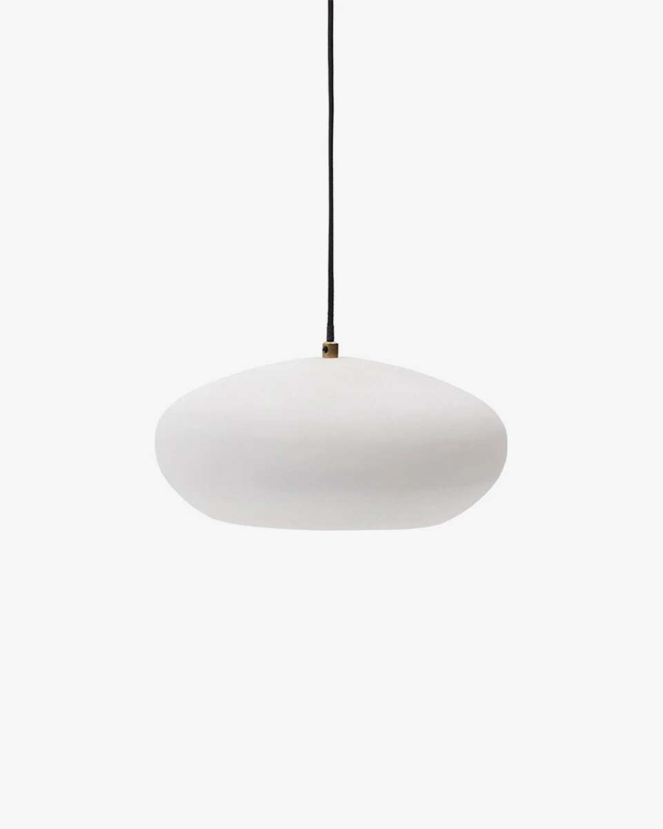 Lámpara de techo Inda de metal con acabado - blanco Ø 30 cm 