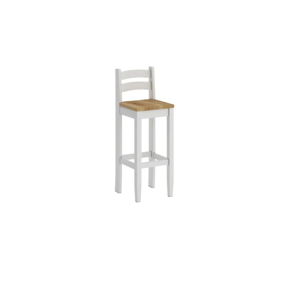Desayunador 4 Bancos Cocina Comedor Madera Blanco Desayunador 4 Bancos Cocina Comedor Madera Blanco