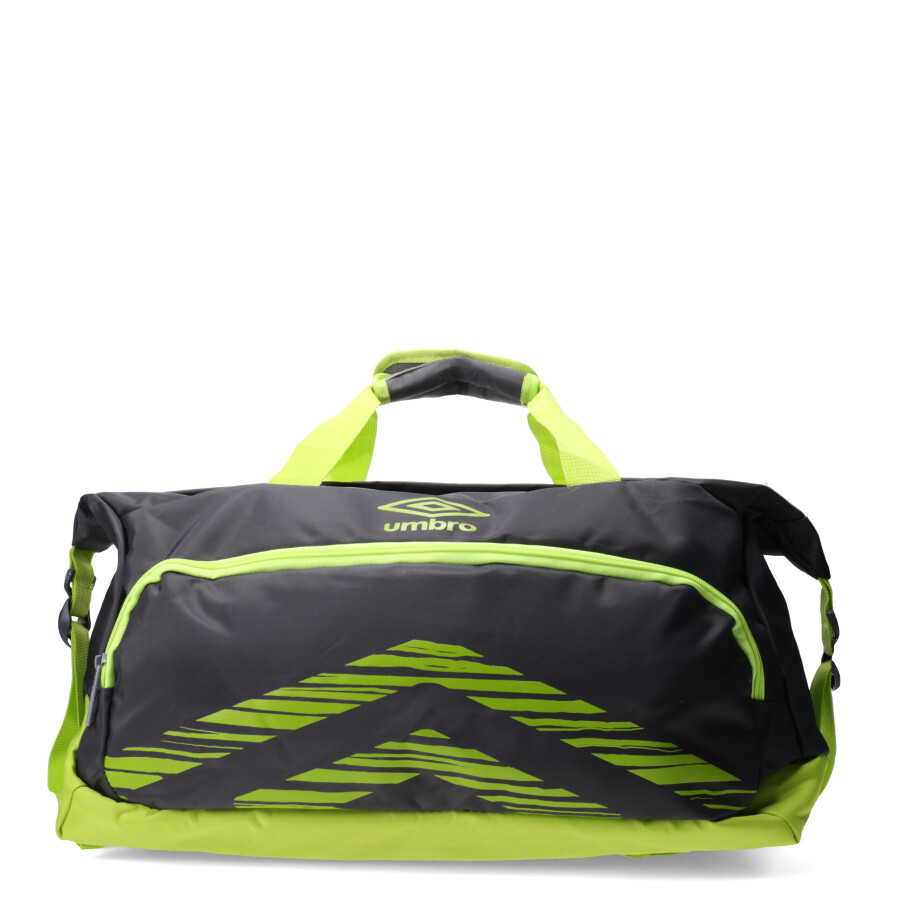 Bolso Umbro Duffle Diamond Gris - Verde Lima