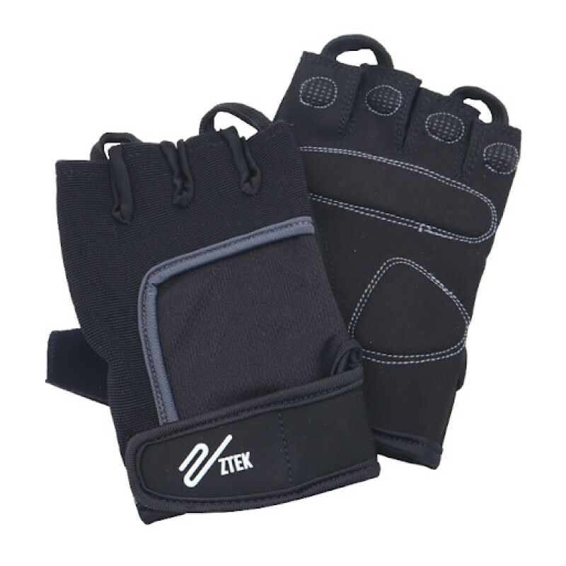 Guantes Ztek Fitness Extra Agarre Unisex Negro