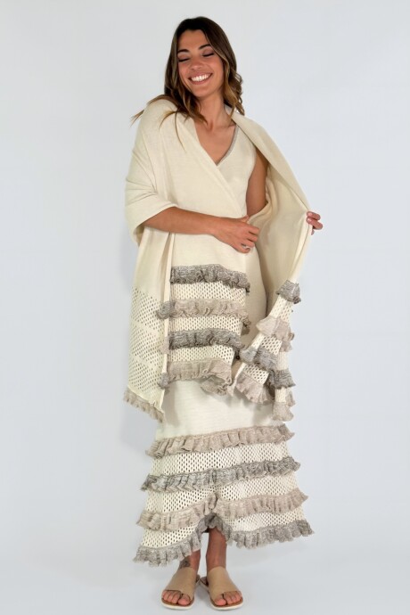 PASHMINA ALMENDRA Beige