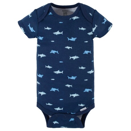 Set x4 Bodies manga corta shark zone