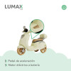 Moto Scooter a Batería Lumax Infantil Scooby Beige