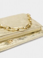 Bolso Metalizado Para Fiesta dorado