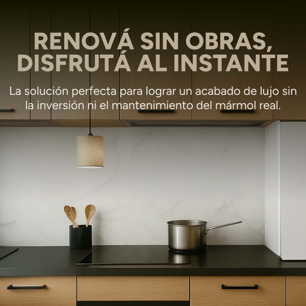 Placa PVC Símil Mármol 2,44x1,22m 3mm Resistente Agua Calor Diseño Mármol Blanco Gris Claro