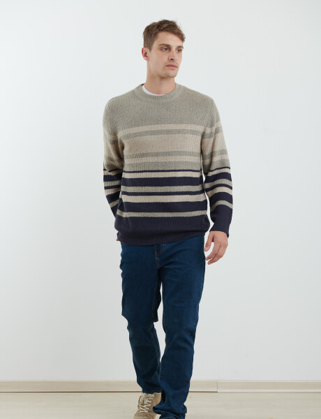 470344 SWEATER FERAUD Tostado