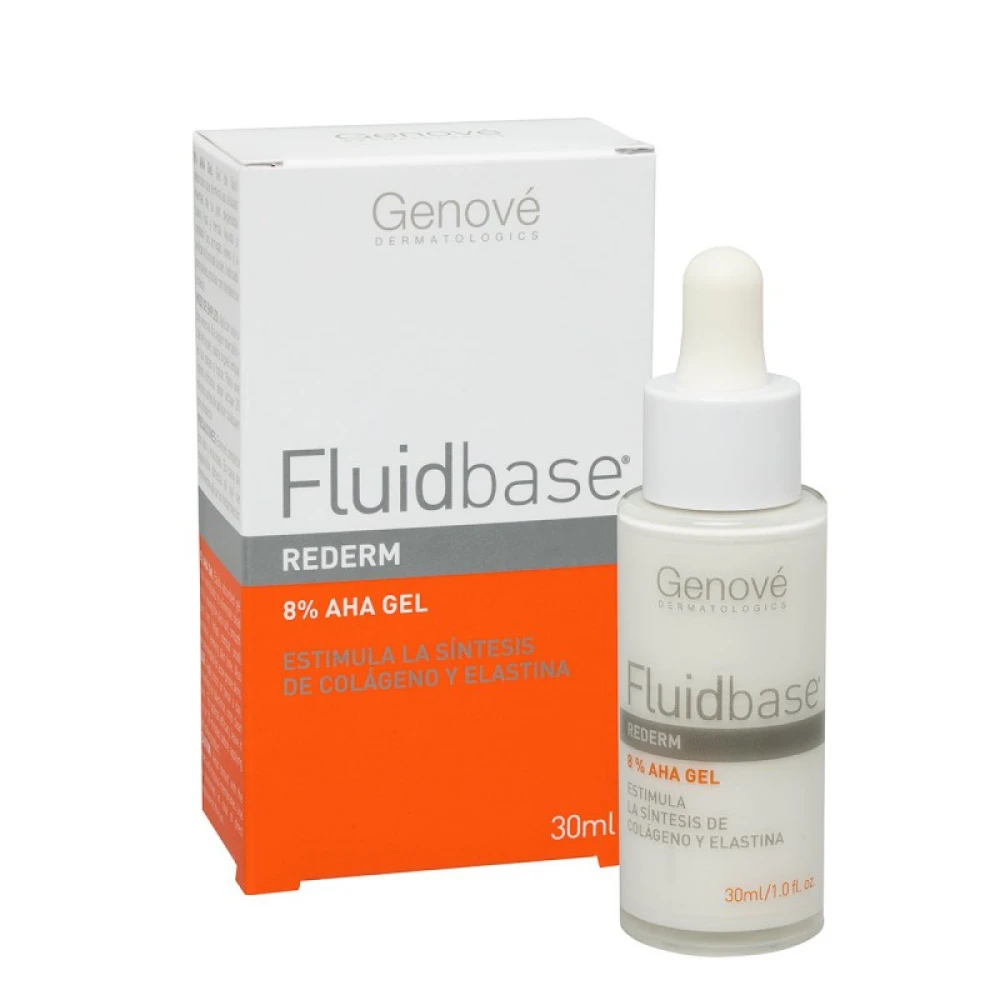 FLUIDBASE REDERM AHA GEL 8% 30ML