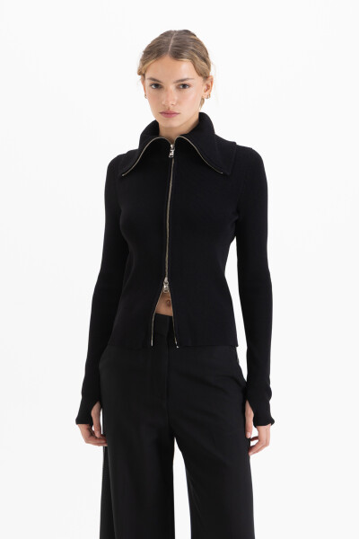 CARDIGAN ALINE Negro