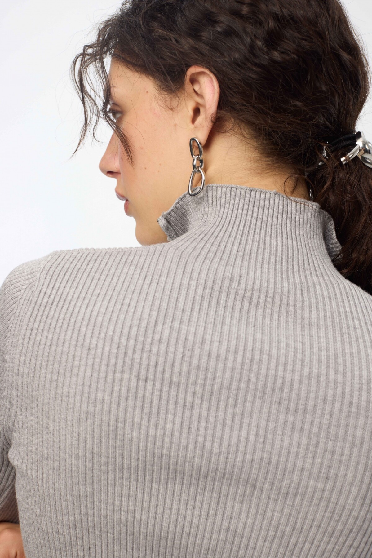 Buzo Zip Gris