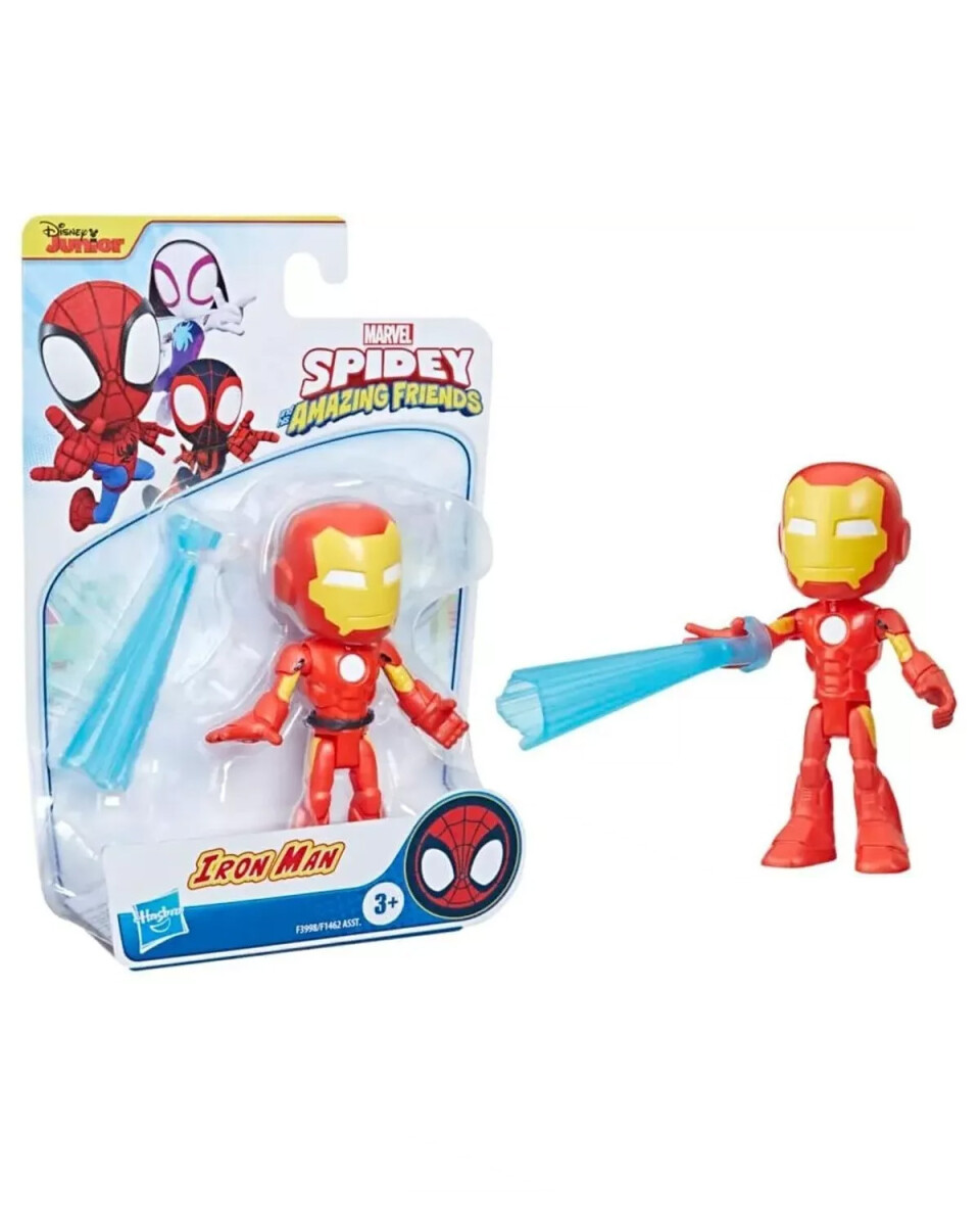 Figura de acción Spidey and His Amazing Friends 10cm Original - Iron Man 