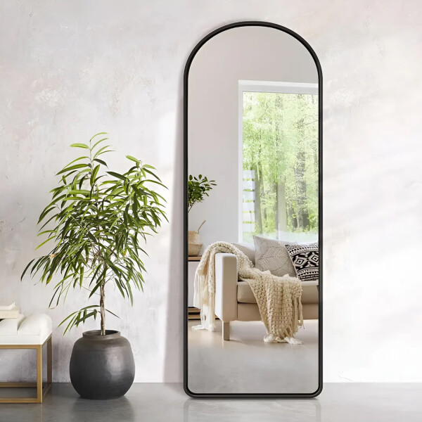 Espejo Medio Punto Entero F-m02 De 140 X 80cm TRANSPARENTE