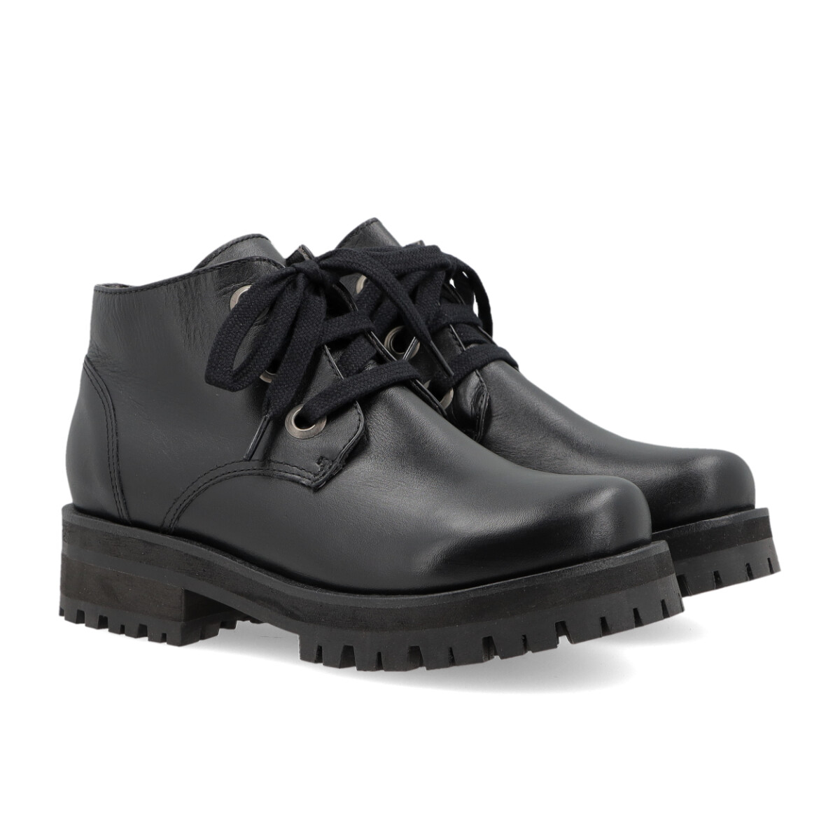 BOTA CUERO LAVINIA - NEGRO 