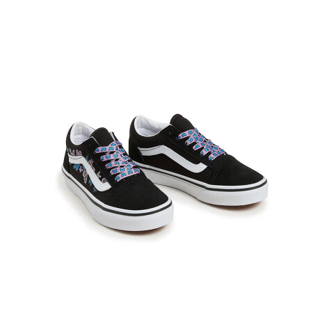 VANS OLD SKOOL SHOES Black & Butterfly