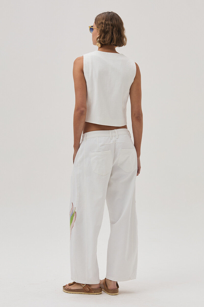 Pantalón Fleur Crudo