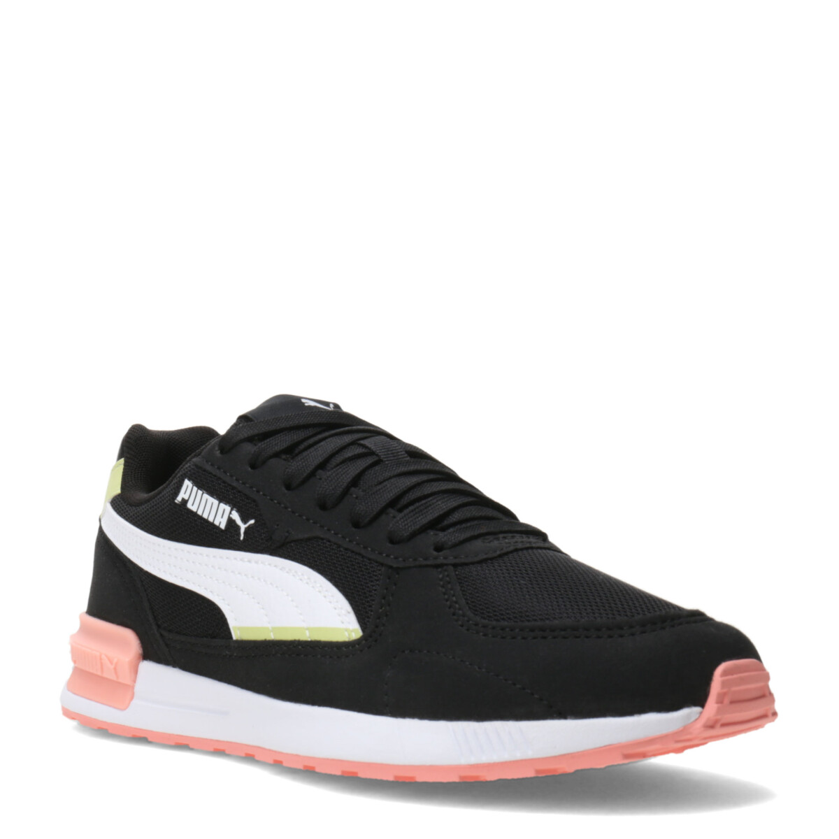 Championes de Mujer Puma Graviton - Negro - Blanco - Verde Agua 