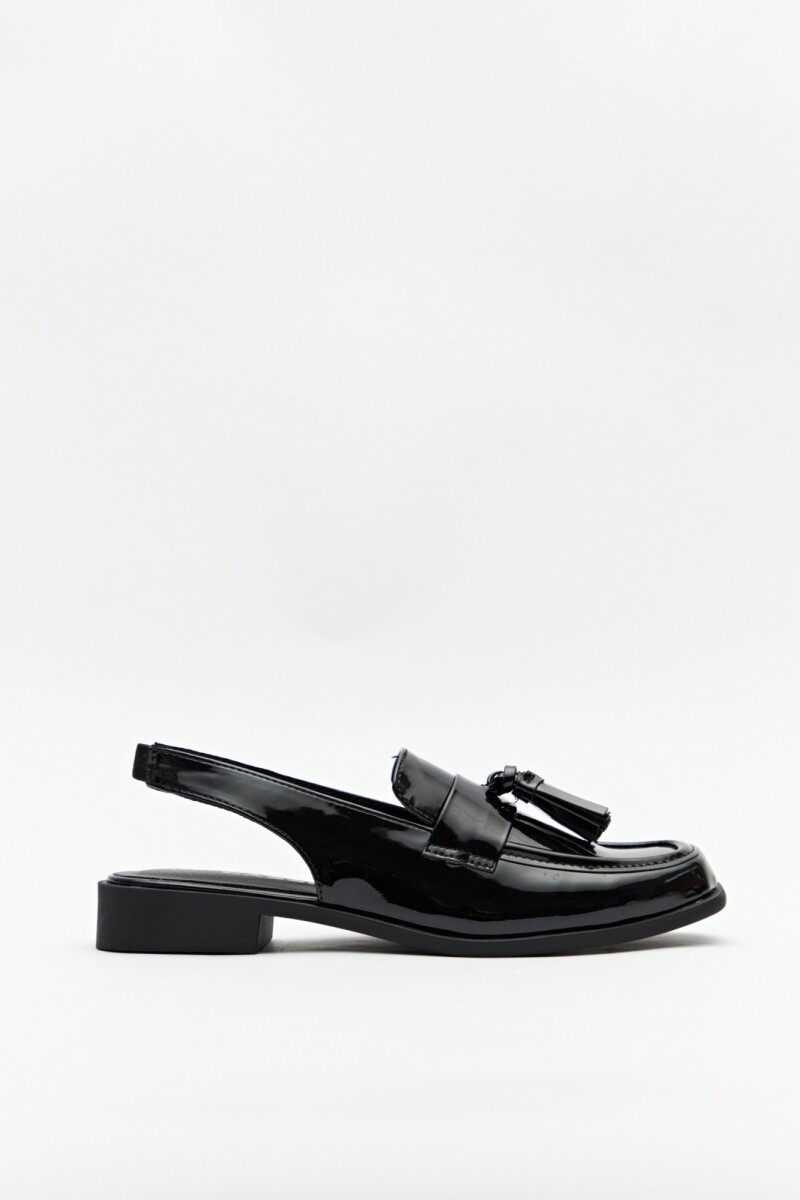 ZUECO BARONESSE Charol Negro