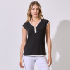 Blusa Zips NEGRO/BLANCO