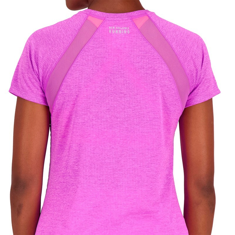 Remera New Balance Impact Run Violeta