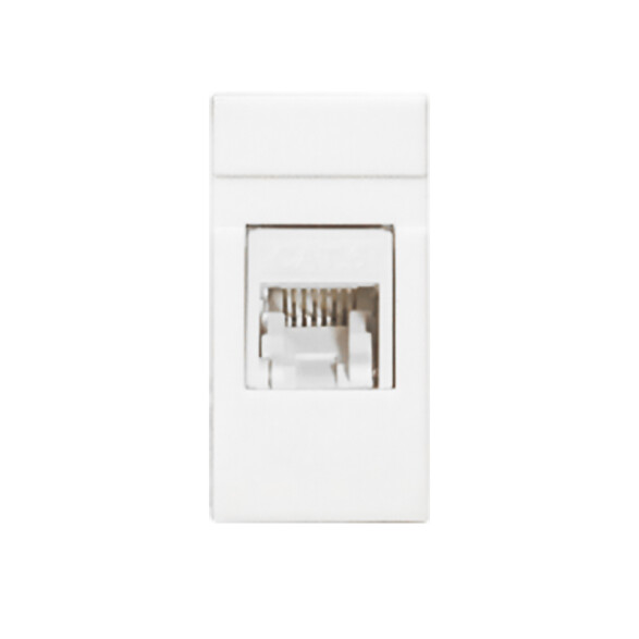 Módulo toma p/datos RJ45 6E - Presta marfil C51618