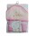 Set Infantil Toalla con 5 Babitas TT001 ROSA