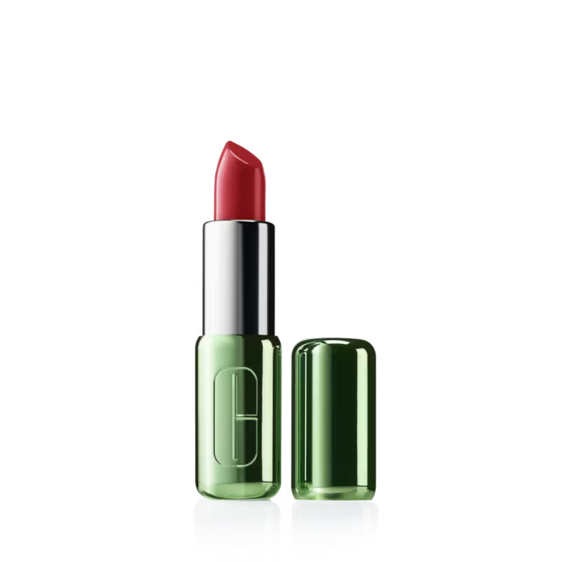 Clinique Pop Longwear Labial Tono Cherry Pop - Acabado Brillante - Alta Cobertura