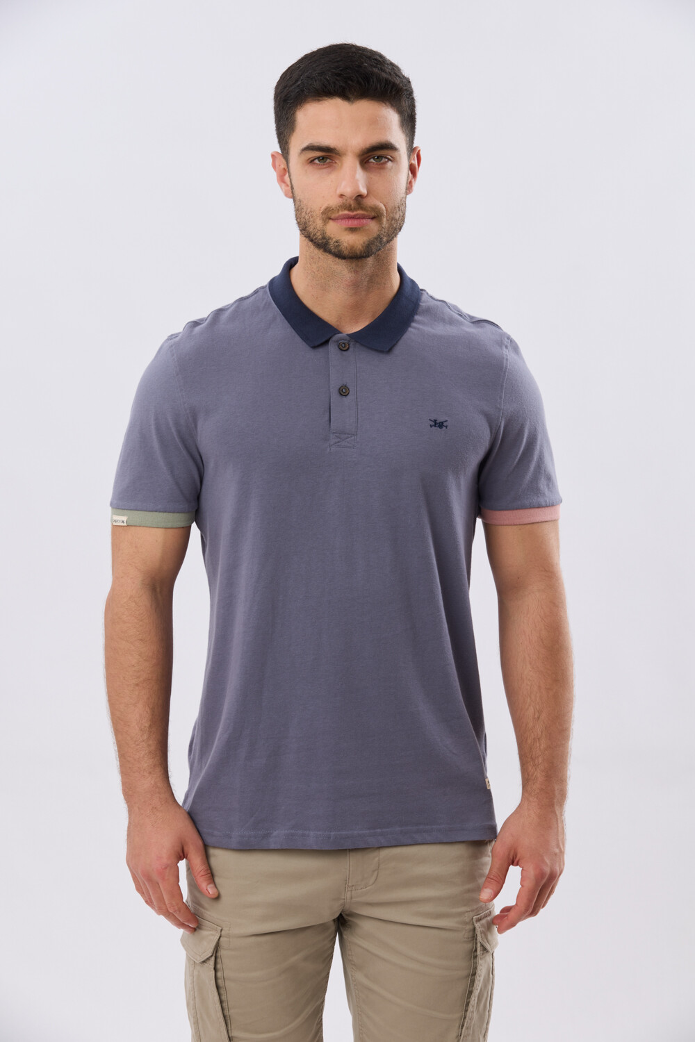 REMERA POLO LISA JERSEY Indigo
