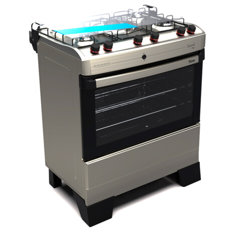 Cocina a Gas de 5 Hornallas Tem Gourmet Plus 5H