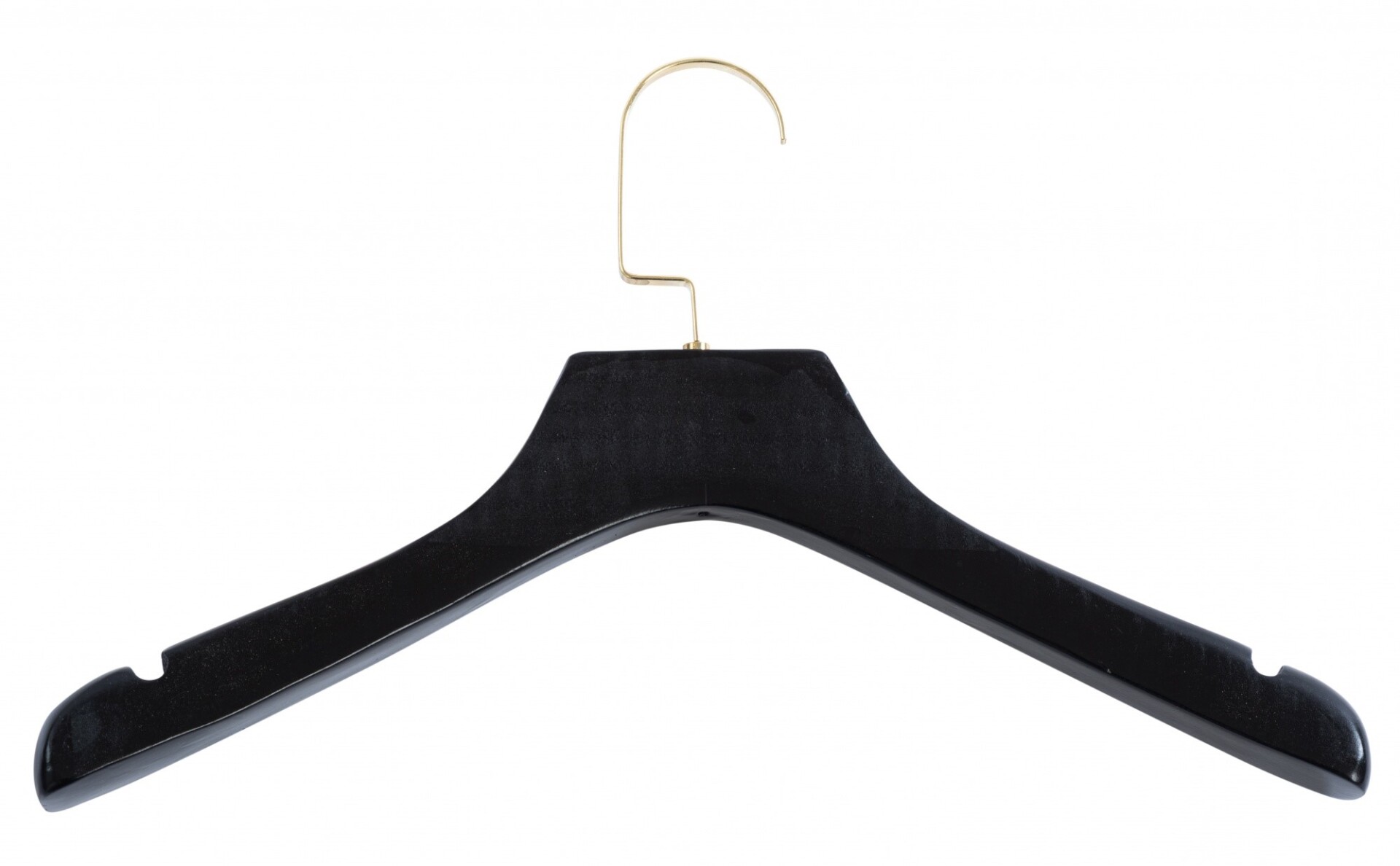 Percha De Madera Ng Con Dorado - Adulto 