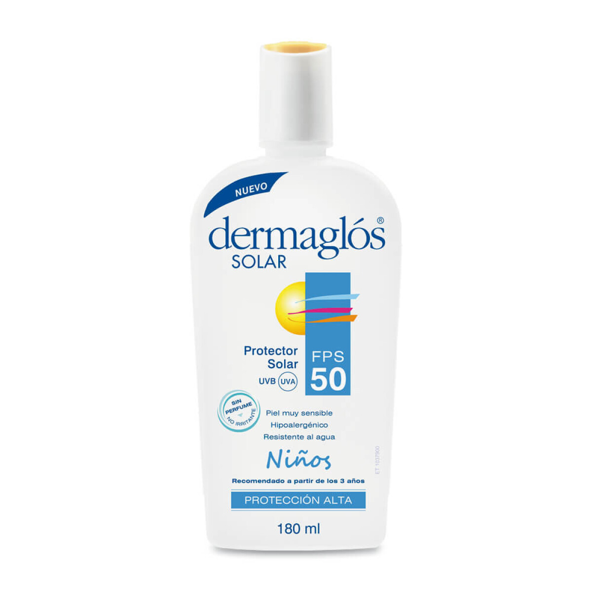 Dermaglos Protector Solar Niños FPS50 180 ml | Protección Solar Infantil