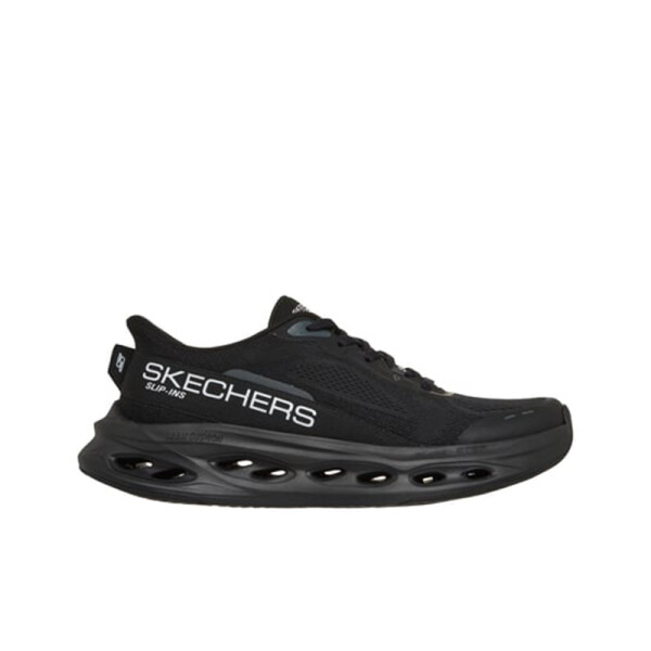 Championes Slip - Ins Mesh Lace Up Negro
