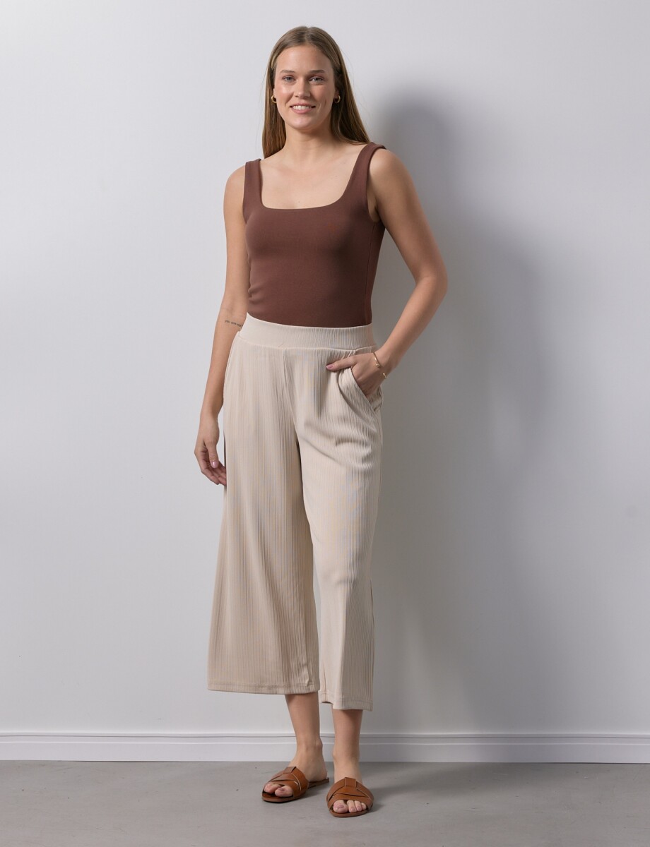 Capri Plisado - Beige 
