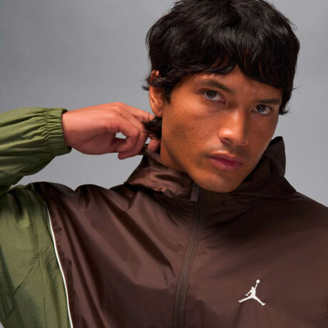 Abrigo Jordan Brooklyn Hooded Draft de Hombre chocolate