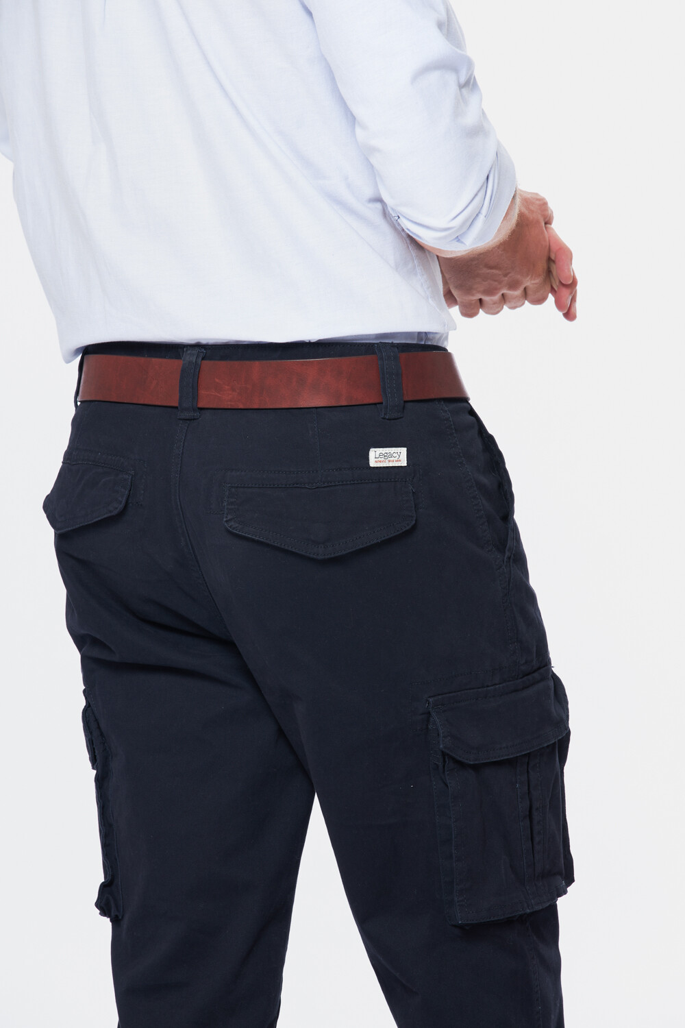 PANTALÓN CARGO Azul
