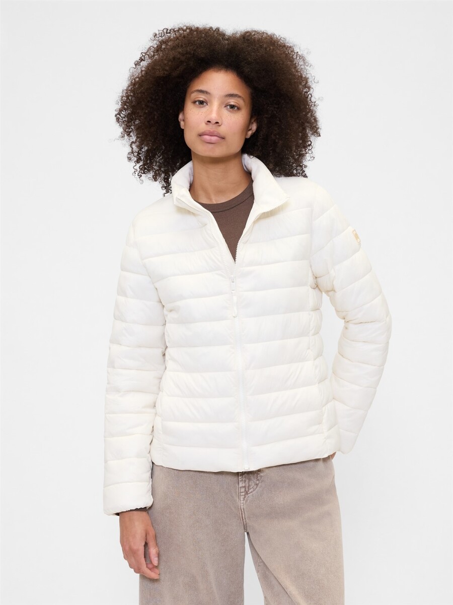 Campera Puffer Mujer - Ivory Frost 