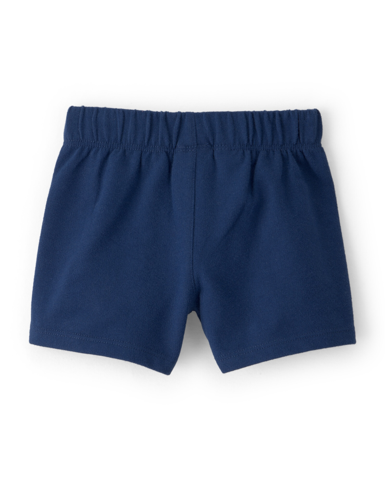 Short de algodón, azul marino Sin color