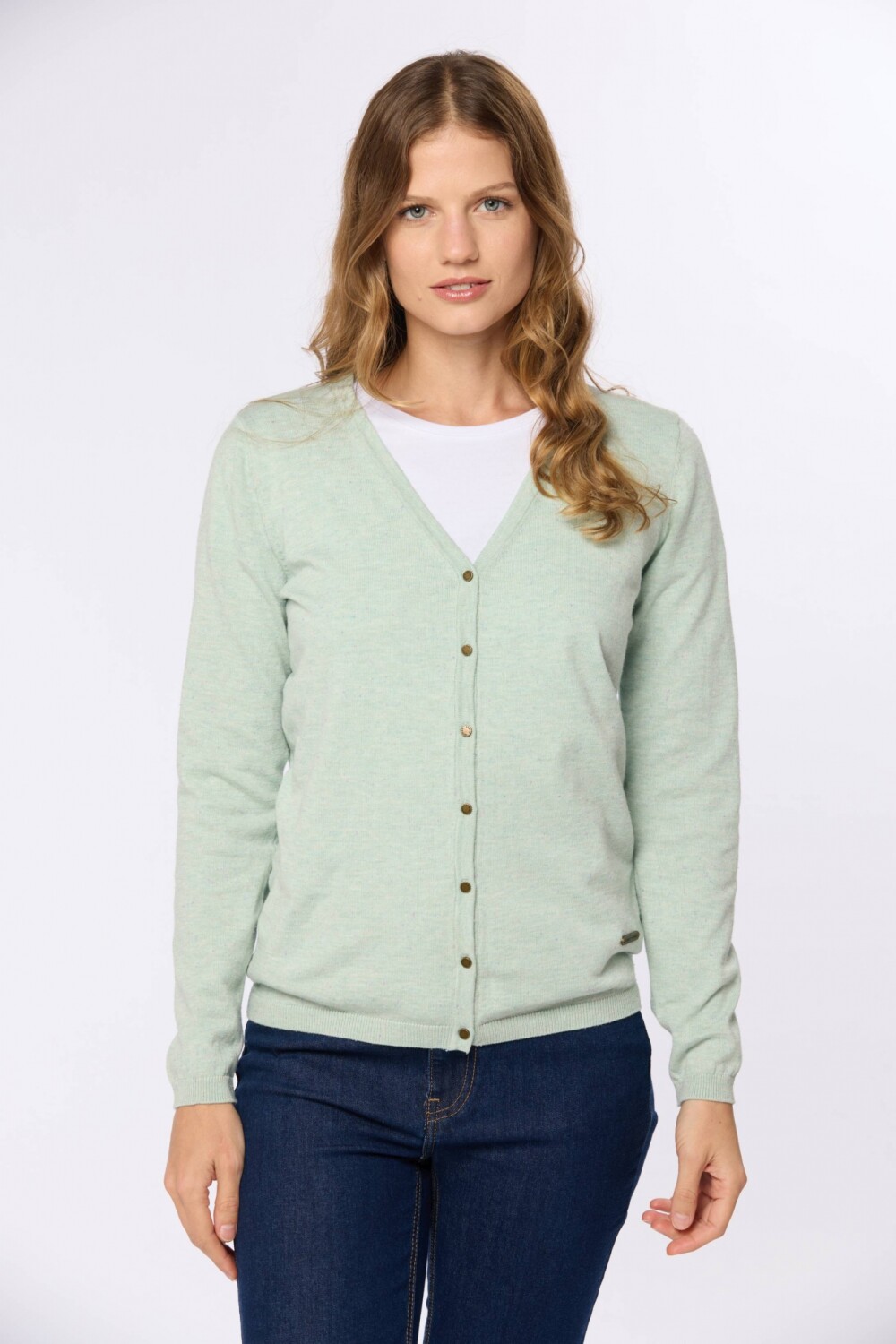 CARDIGAN LISO Verde