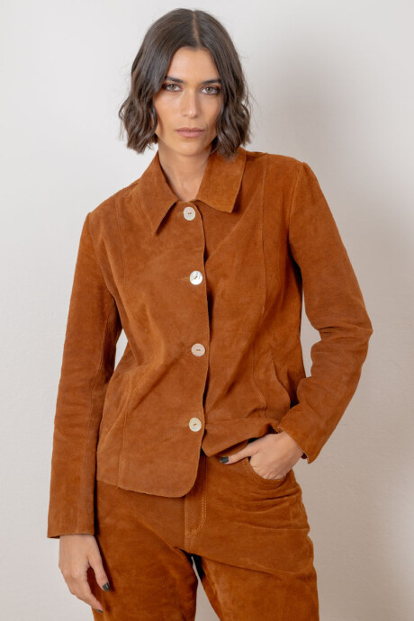 Blazer cloe Oxido gamuza