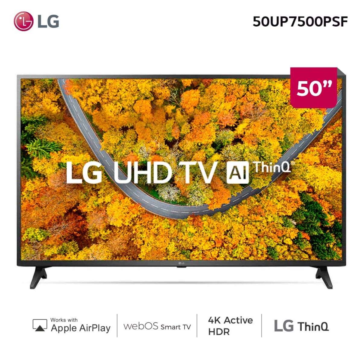 Smart Tv Lg Uhd 4K 50 50UP7500 Ai - 001 
