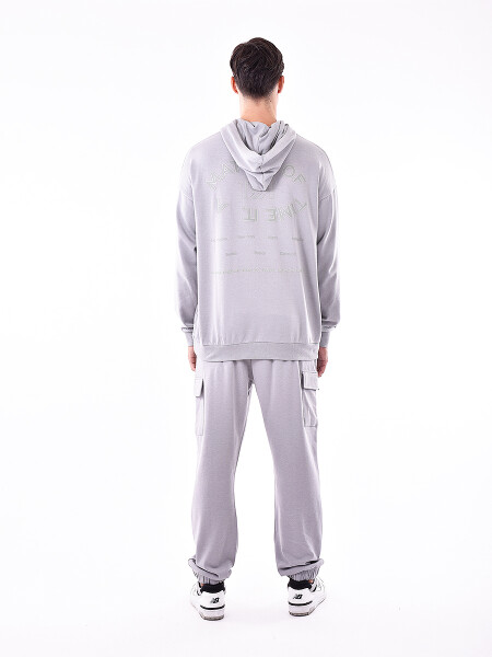 HOODIE TINCHO GRIS CLARO