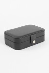Alhajero organizador rectangular con broche negro