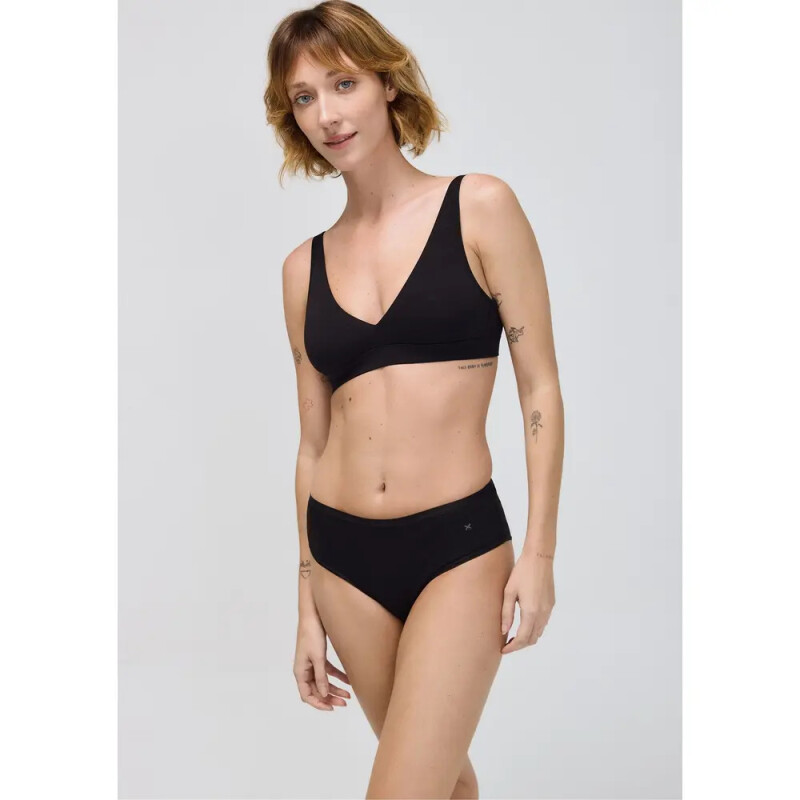 KIT COM 3 CALCINHAS FEM PRETO