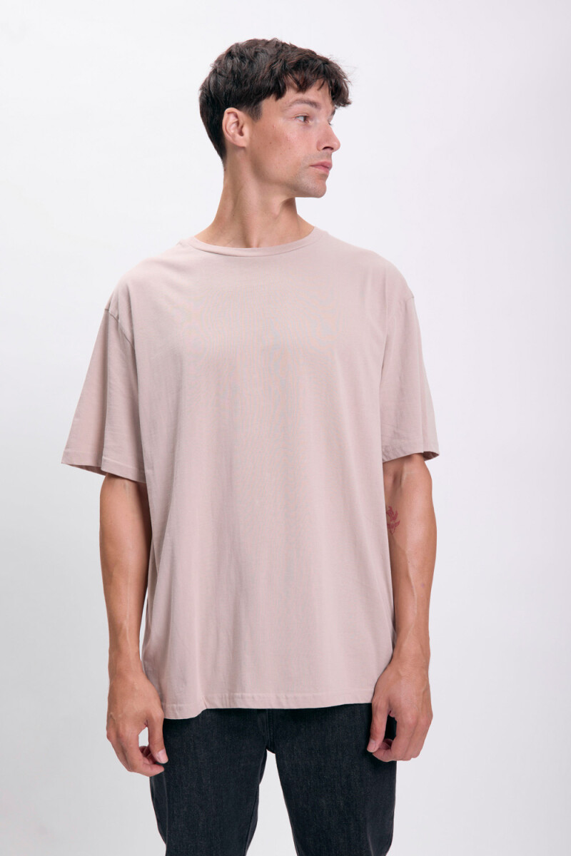 Remera oversize Capitan America Gris Claro