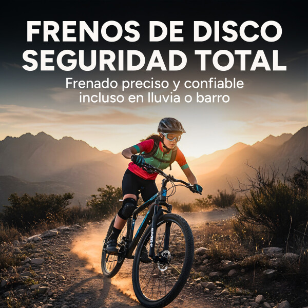 Bicicleta Jook Montaña Rod 29 Freno Disco 21 Velocid Shimano Color Negro Azul