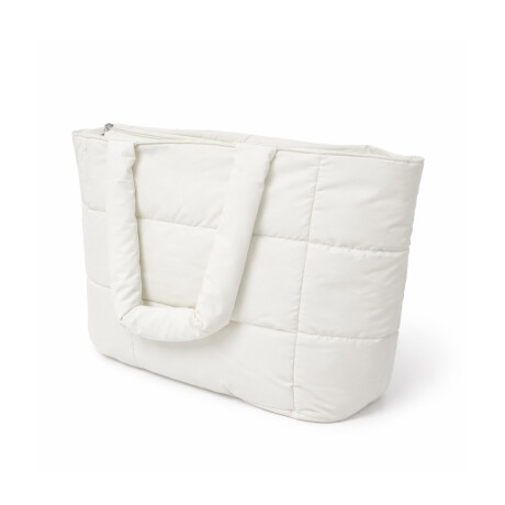 Bolso Tote Bag Puffer Blanco