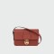 Longchamp -Cartera de cuero con solapa, Box-trot Terracota