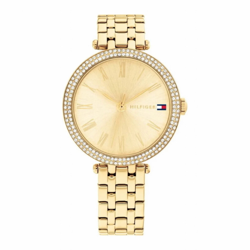 Reloj Tommy Hilfiger para mujer de acero dorado 1782718 Reloj Tommy Hilfiger Para Mujer De Acero Dorado 1782718